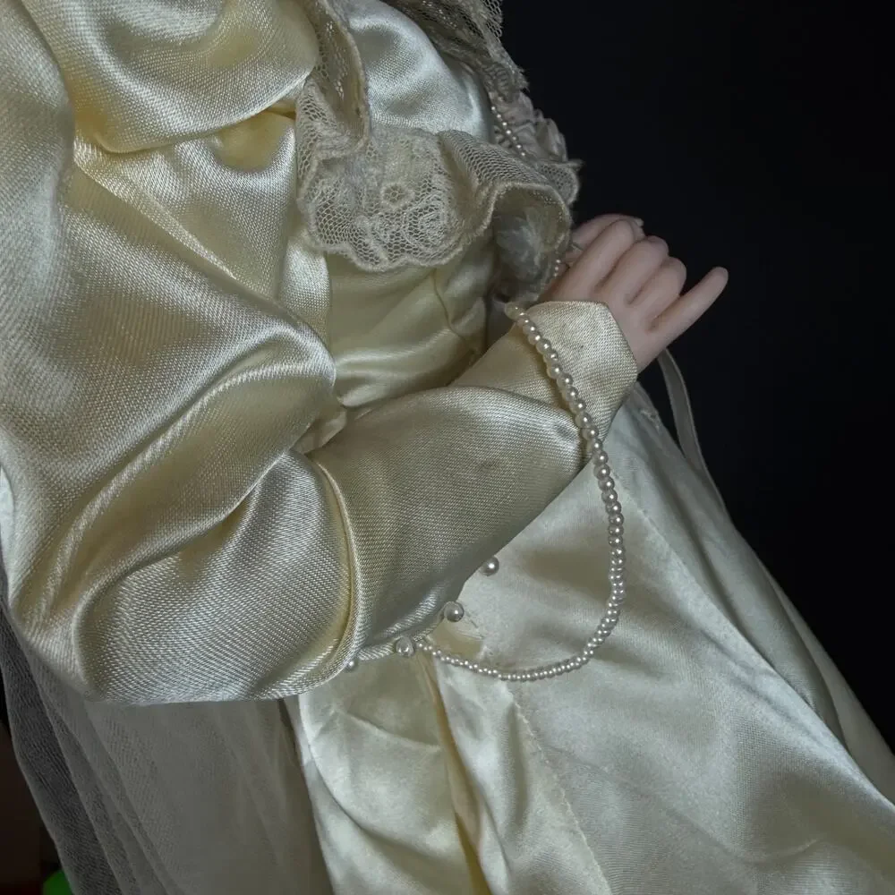 FRANKLIN HEIRLOOM GIBSON GIRL PORCELAIN BRIDE DOLL 23